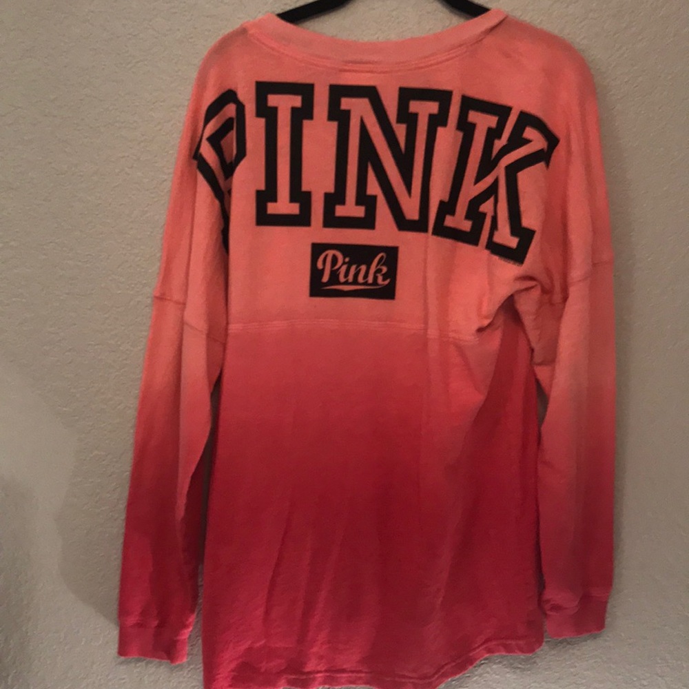 Pink ombré crew neck - Picture 2 of 2